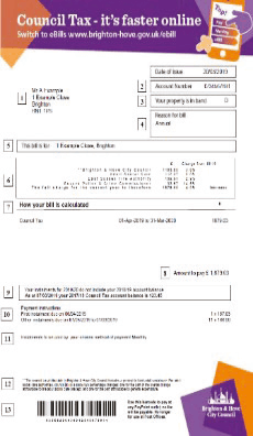 council tax bill