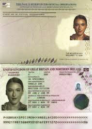 uk passport